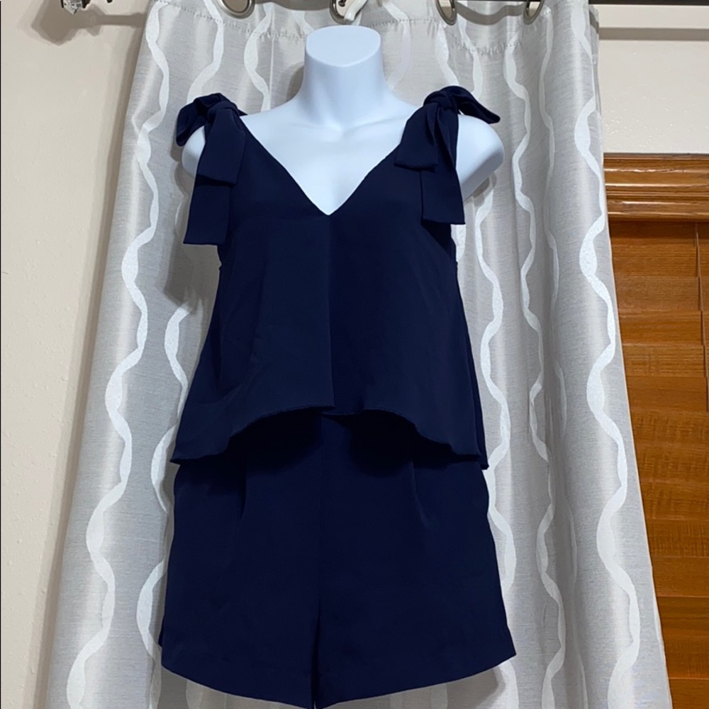 Navy H&M Romper